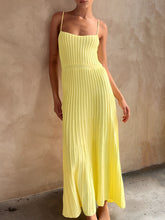 Vestido Longo Canelado de Verão