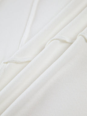 Blusa Básica de Manga Comprida com Debrum