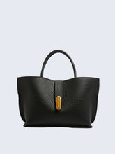 Bolsa de Couro Texturizada com Alça Superior - Divine