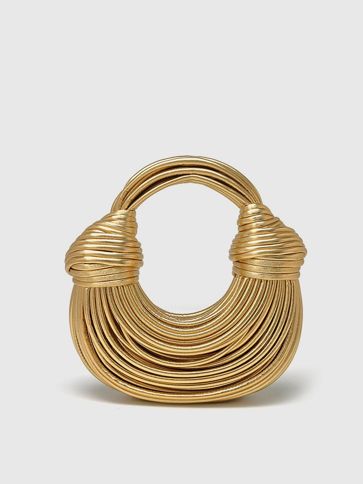 Bolsa de Argola Dourada Torcida - Charm