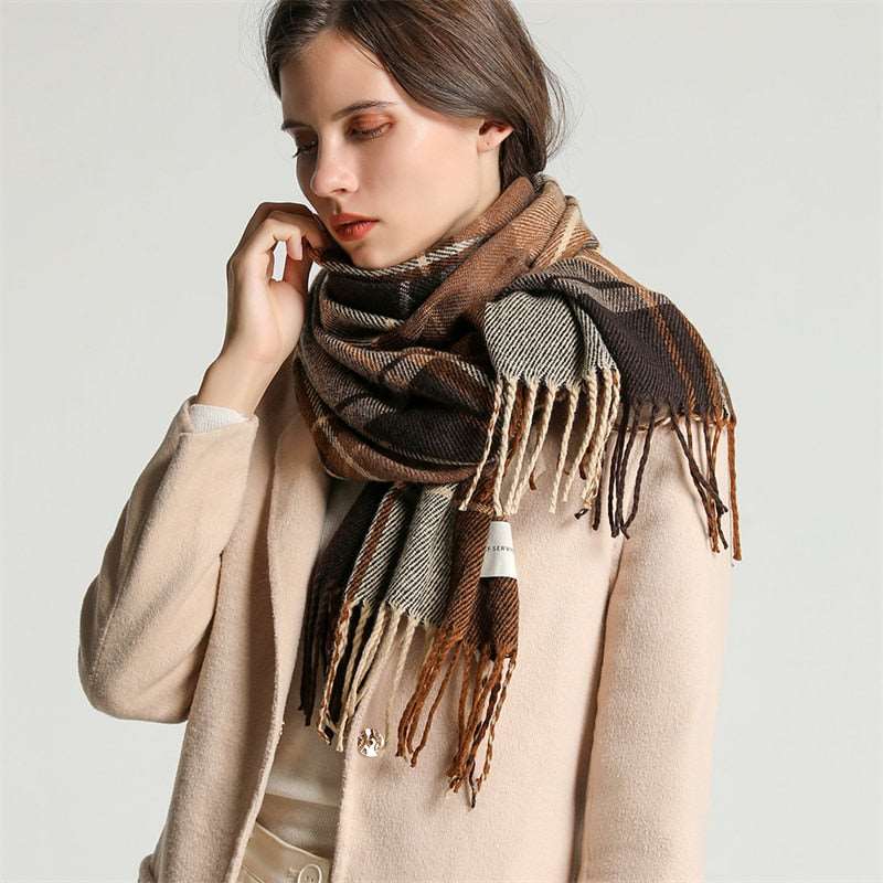 Panama Cachecol Cachecol Luxuoso em Cashmere Classic