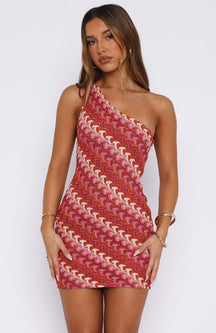 Vestido Curto Um Ombro Só Texturizado – Maré