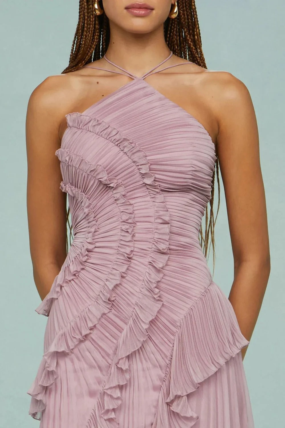 Vestido Longo com Babados - Junie