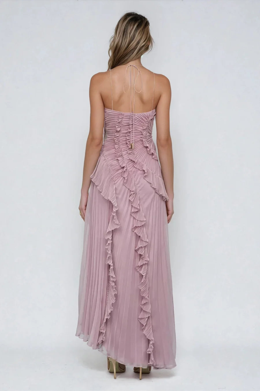 Vestido Longo com Babados - Junie