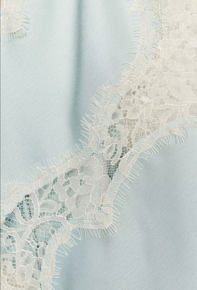 Top de Alça com Renda Acetinada – Éclat