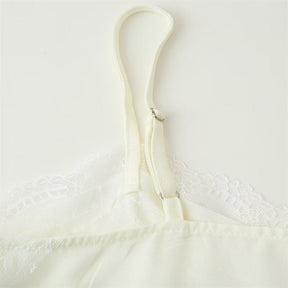 Top de Alça Fina com Renda – Lune