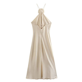 Vestido Longo Acetinado Urban