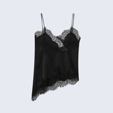 Top de Alça com Renda Acetinada – Éclat
