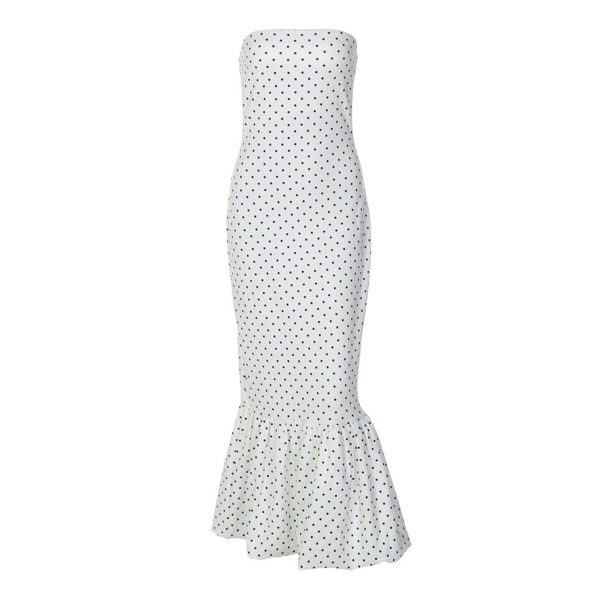 Vestido Tomara que Caia com Estampa Poá - Brigitte