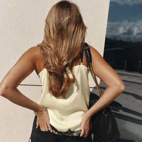 Top Acetinado com Renda - Paris