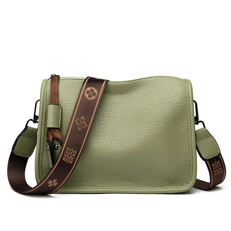 Bolsa de Couro Transversal ou Tiracolo - Milane