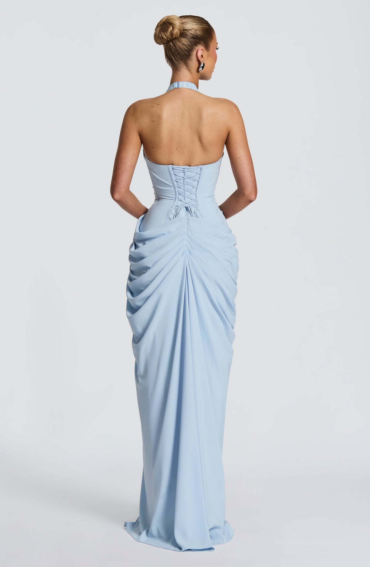 Vestido Longo Corset com Fenda Modern Mireya