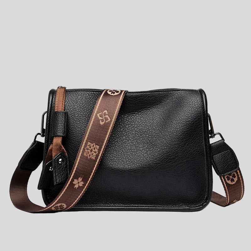 Bolsa de Couro Transversal ou Tiracolo - Milane