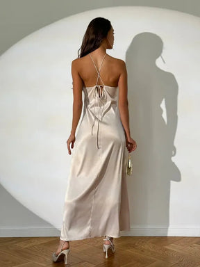 Vestido Longo Acetinado Urban