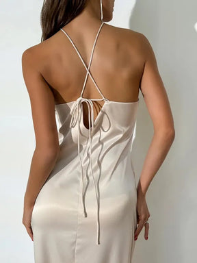 Vestido Longo Acetinado Urban