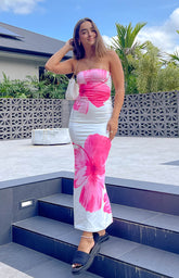 Vestido Longo Estampa Floral - Arizona