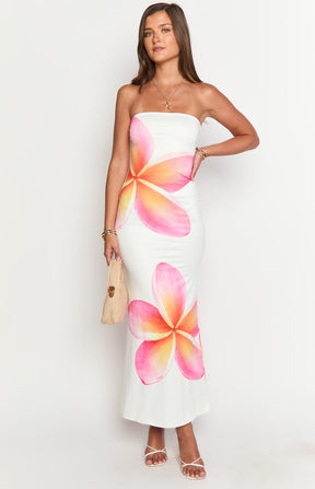 Vestido Longo Estampa Floral  - Flower Chic