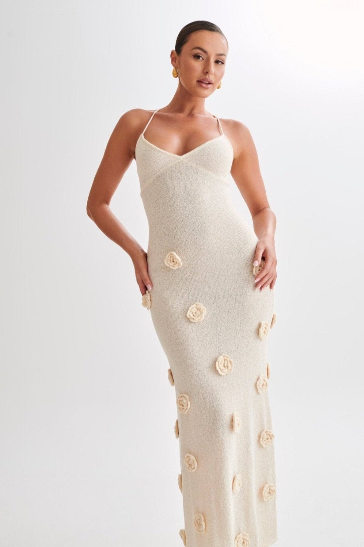 Vestido Longo Maxi em Crochê - Kleid