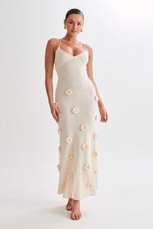 Vestido Longo Maxi em Crochê - Kleid