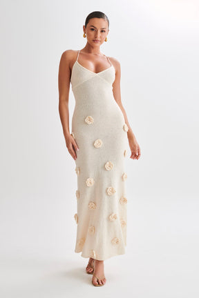 Vestido Longo Maxi em Crochê - Kleid