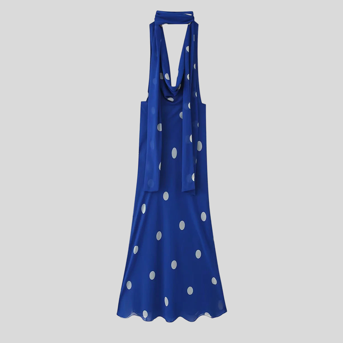 Vestido Longo com Estampa Poá - Dottie