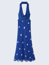 Vestido Longo com Estampa Poá - Dottie