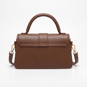 Bolsa Feminina de Couro Legítimo com Alça de Mão Estruturada – Amelia