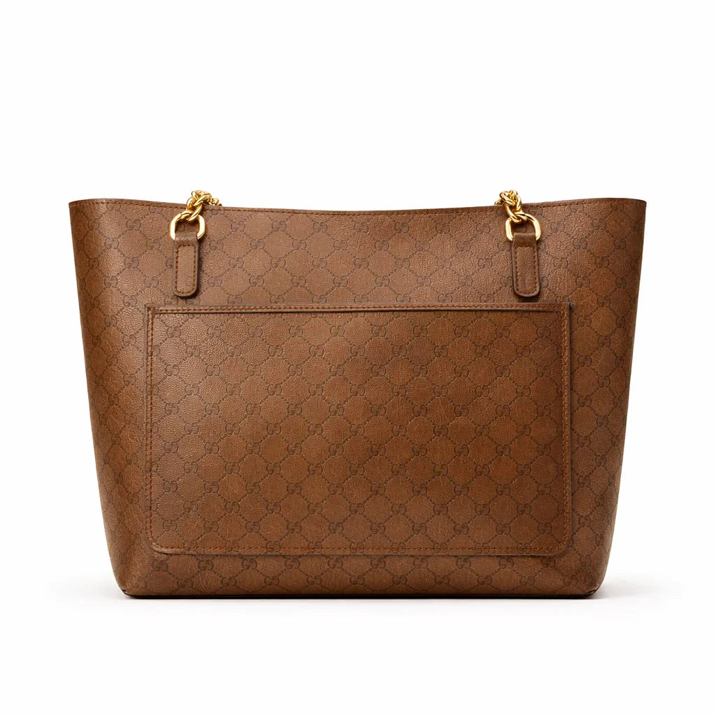 Bolsa Feminina de Couro Legítimo com Alça de Corrente – Palermo