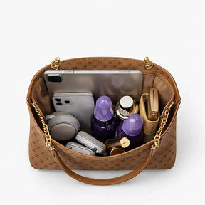 Bolsa Feminina de Couro Legítimo com Alça de Corrente – Palermo