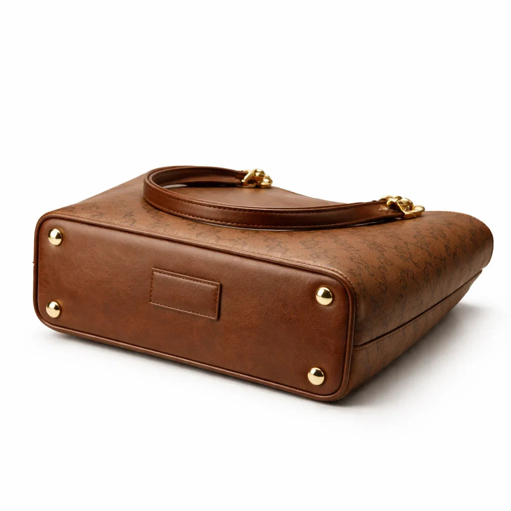 Bolsa Feminina de Couro Legítimo com Alça de Corrente – Palermo