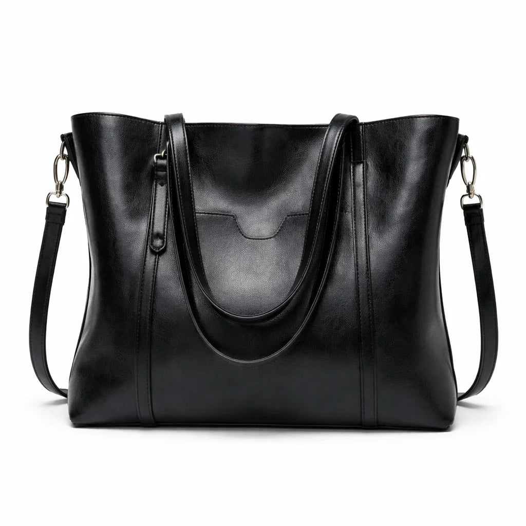 Bolsa Feminina de Couro Premium Estruturada com Alça Transversal – Nápoles