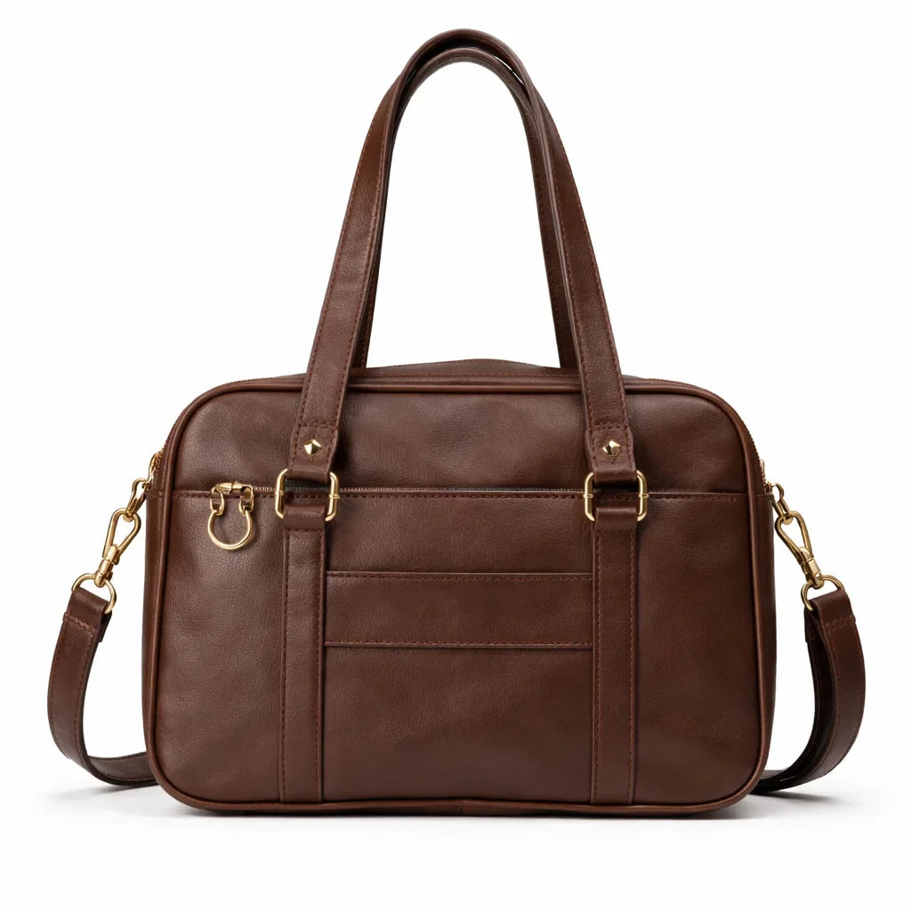 Bolsa Feminina de Couro Legítimo Estruturada com Alça Transversal – Windsor