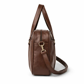 Bolsa Feminina de Couro Legítimo Estruturada com Alça Transversal – Windsor