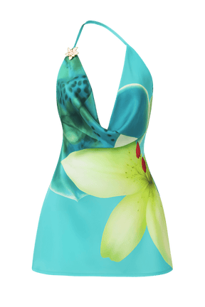 Vestido Floral Azul - Arizona