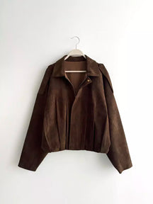 Jaqueta Bomber de Camurça - Hangar