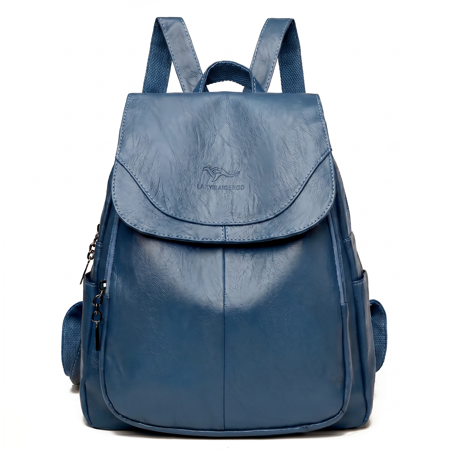 Mochila Feminina de Couro Legítimo com Aba Frontal – Torino