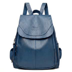 Mochila Feminina de Couro Legítimo com Aba Frontal – Torino