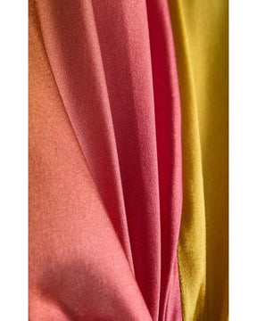 Vestido Feminino Longo Frente Única Tie Dye em Cetim com Nó – Copacabana