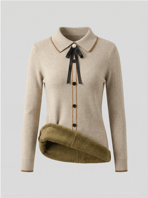 Suéter Peluciado Gola Polo - Comfy