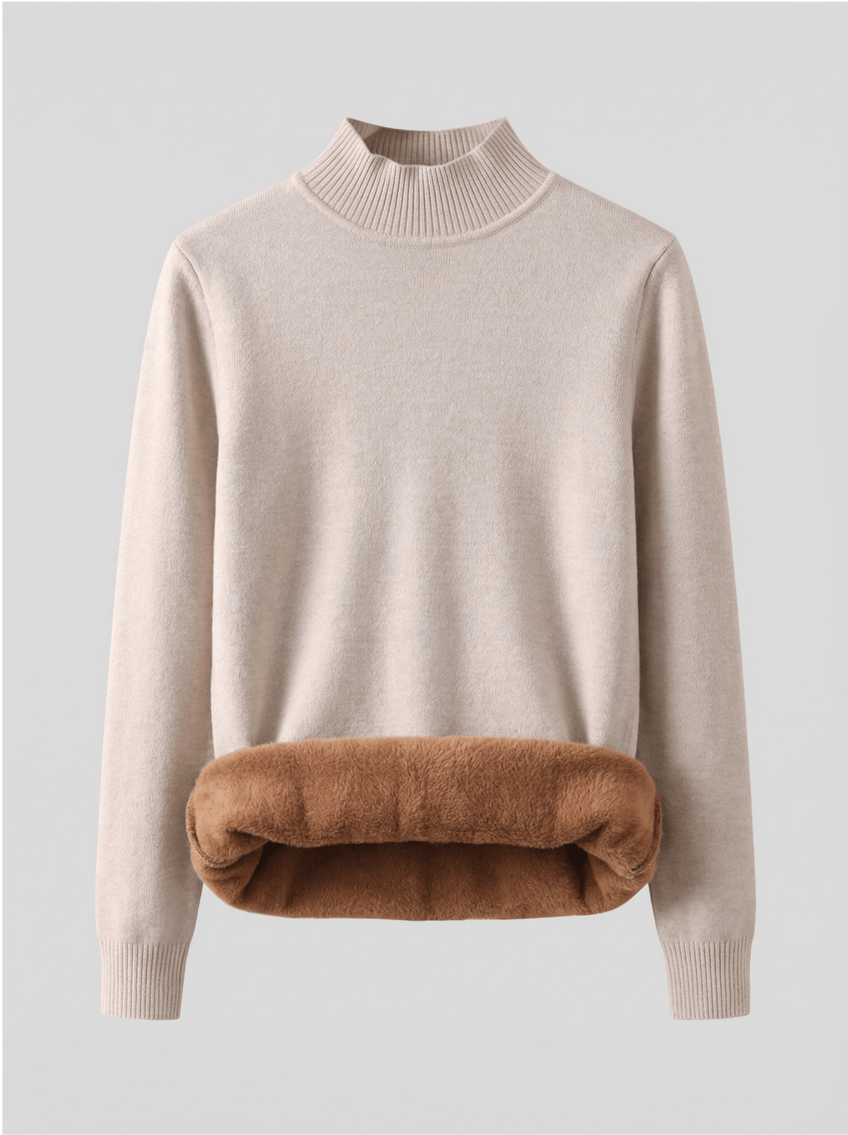 Suéter Peluciado Meia Gola - Velvet Touch