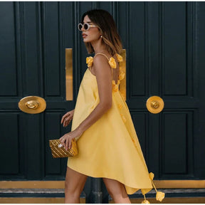 Vestido Curto Acetinado - Solare