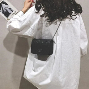 Bolsa Crossbody De Couro Legítimo - Vintage