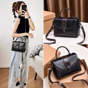 Bolsa Feminina Transversal em Couro Legítimo - Anne