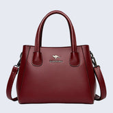 Bolsa de Couro Legítimo Feminina Transversal - Patrícia