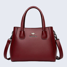 Bolsa de Couro Legítimo Feminina Transversal - Patrícia