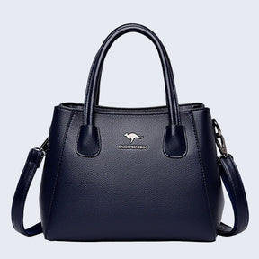 Bolsa de Couro Legítimo Feminina Transversal - Patrícia