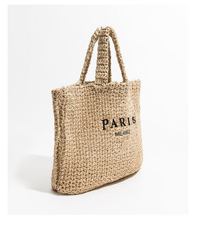 Bolsa de Praia em Palha Nobre - Milano