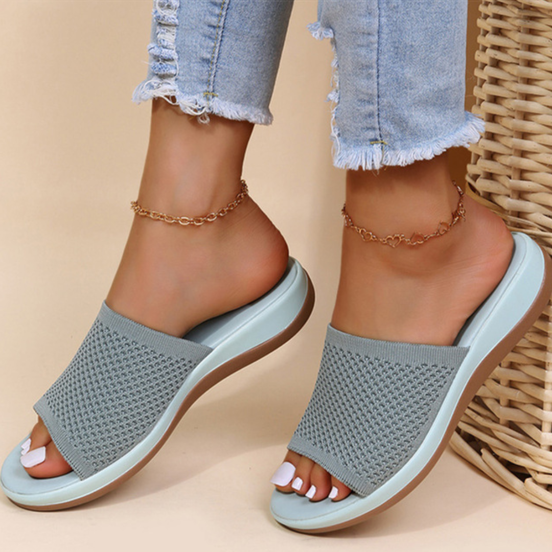 Sandália Feminina Ortopédica Estilo e Conforto