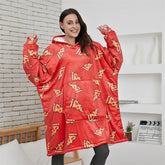 Pijama de Cobertor Peluciado Angorá - Pizza