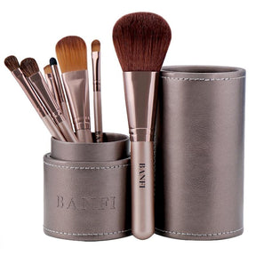 Kit Estojo com 7 Pinceis de Maquiagem - Banfi